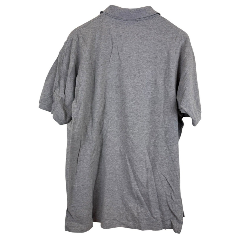 Polo Ralph Lauren Polo Shirt Men's XL Gray Preppy 90s Pima Cotton Vintage Cotton - Picture 4 of 4